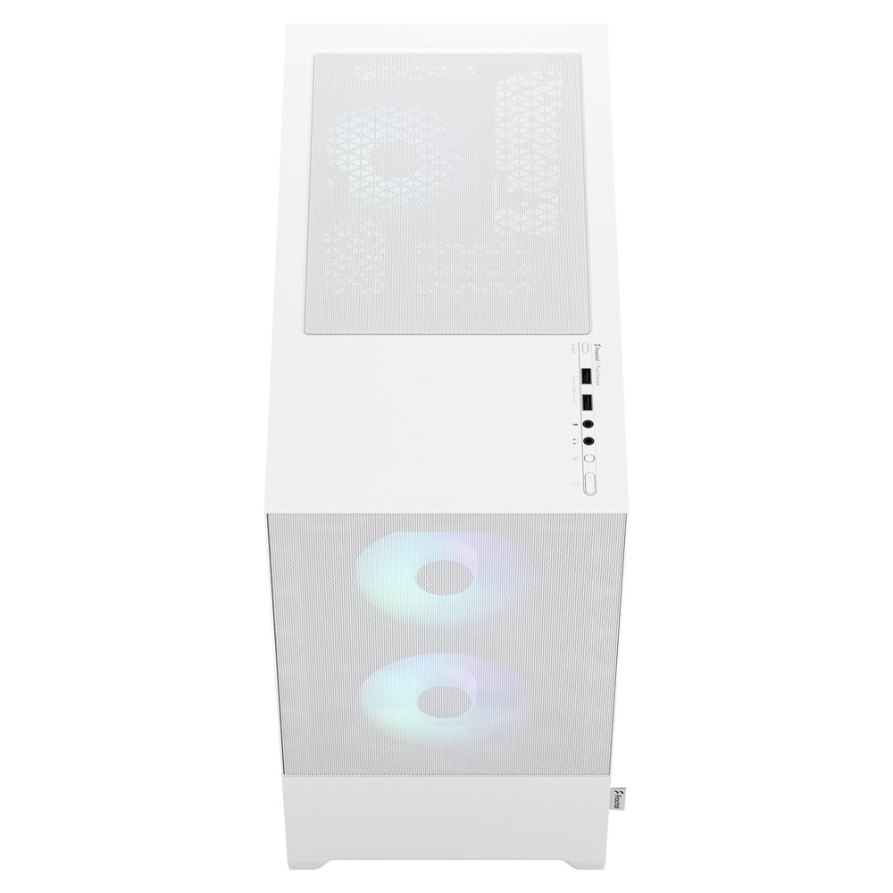 Caixa Micro-ATX Fractal Design Pop Mini Air RGB White TG Clear Tint 3